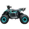 T-MOTO.IT #1 OFF ROAD LEADER T-MOTO - Quad a Benzina Naples a con Retromarcia - Quad Adulti e Giovani Piloti, Potente e Versatile per Percorsi Off-Road 4 Tempi (Blu)