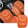 ontto Cuscino per sedile auto, per sedili anteriori, antiscivolo, adatto per BMW Serie 1, 2, 3, 4, X1, X2, X3, X5, X7, IX1, IX40, F10, F20, F30, G20, G30, GT, accessorio arancione