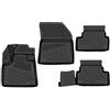 EMPOTEC Set Kit Completo Tappetini Tappeti Auto Suv in Gomma 3D TPE Alta Qualità Antiscivolo Lavabili Resistenti Robusti Impermeabili (FORD FOCUS SW 2018-2024)