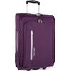 Pierre Cardin British Airways - Valigia morbida con ruote, omologata da cabina Jet2 EasyJet BA, adatta per bagaglio a mano da 56 x 45 x 25, 55 cm, 45 litri, 2,3 kg (S, viola e grigio chiaro), Viola &