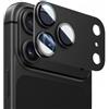 Wigento Vetro protettivo per fotocamera 9H per Apple iPhone 18 Pro, telaio | Copertura completa dell'obiettivo, alta trasparenza, copertura completa, telaio in metallo + vetro temperato