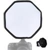 Generic Diffusore stroboscopico - Piatto ottagonale luce morbida + Speedlight | Materiale in nylon, dimensioni 20 cm e 30 cm, illuminazione uniforme per fotografia, previene lo spostamento accidentale