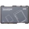 JJC memory card custodia per 4 x MicroSD + 2 x SD Card - Gray Edition - mch-sdmsd6