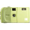 KODAK EC35 - Fotocamera a pellicola da 35 mm, riutilizzabile, senza messa a fuoco, flash integrato, copertura scorrevole, compatibile con principianti (Singolo, Verde avocado)