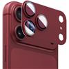 Wigento Vetro protettivo per fotocamera 9H per Apple iPhone 18 Pro, cornice | Copertura completa dell'obiettivo, alta trasparenza, copertura completa, telaio in metallo + vetro temperato