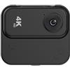 Gettimore 4K Action Camera ABS Costruire Escursionismo Ciclismo Sport | Action Camera 4K per Compatto ABS Body Sport Vlogging Avventura All'aperto Nero