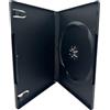 Dragon Trading 100 Custodie DVD Nere Standard - Custodie Vuote per CD, Blu-ray 14 mm con Clip per Libretto e Copertina Trasparente - Confezione per Archiviazione e Conservazione Dischi