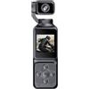 Generic Videocamera Vlogging con obiettivo rotante a 360°, senza scheda di memoria | Display da 1,5 pollici, testa rotante della fotocamera e luce di riempimento per il vlogging quotidiano