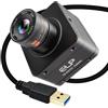 ELP Fotocamera industriale USB 3.0 da 20 MP, obiettivo da 8 mm, messa a fuoco manuale, 5120 × 3840P a 27,5 fps, 5K, webcam ad alta risoluzione, USB 3.0/2.0, fotocamera UVC per stampante 3D, visione a