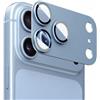 Wigento Vetro protettivo per fotocamera 9H per Apple iPhone 18 Pro, telaio | Copertura completa dell'obiettivo, alta trasparenza, copertura completa, telaio in metallo + vetro temperato