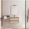 DEGHI Mobile bagno sospeso 70 cm rovere atlas con lavabo - Maestro