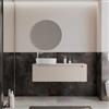 DEGHI Mobile bagno portalavabo sx 120 cm con cassetto cashmere - Deck