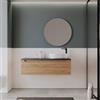 DEGHI Mobile bagno portalavabo dx 120 cm rovere gold con top antracite - Deck