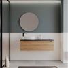 DEGHI Mobile bagno portalavabo sx 120 cm rovere gold con top antracite - Deck