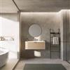 DEGHI Mobile bagno sospeso 100 cm con cassetto frassino harper e lavabo - Roxas