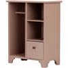 Armadio Bambole Legno Solido Conservazione Accessori Stile Realistico per