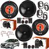 JBL Kit 8 Casse Altoparlanti JBL Stage3 Anteriori e Posteriori Fiat Panda 169
