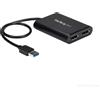 ‎ StarTech.com Adattatore USB a due DisplayPort - 4K 60 Hz - USB 3.0 (5 Gbps) - Ad