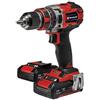 Einhell Professional Trapano avvitatore a perc. TP-CD 18/50 Li-i BL Kit | PXC | 18 V | brushless | 50 Nm | Foratura a percussione | Mandrino in metallo 13 mm | 2 batterie da 2,0 Ah e caricabatterie