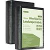 Velway Telo Pacciamatura 1x25M - 100g/m² Telo Anti Erbacce per Orto, Giardino, Tessuto Permeabile all'Acqu, Stabilizzazione ai Raggi UV,Barriere Contro Le Erbe Infestanti - 2 Pezzi 1x12,5M
