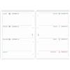 Agendepoint.it Ricambio agenda organizer settimanale 2027, 21x30cm A4, GREEN 90gr 4fori