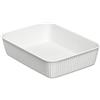TATAY Organizer Cassetti A5 Baobab | Cestino Portaoggetti | Design Elegante Funzionale | Ordine Casa e Ufficio | Plastica Riciclata senza BPA | 17,7x24x5,6 cm, Bianco
