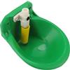 Atyhao Abbeveratoio per Acqua in Acciaio Inossidabile, con Tappo di Scarico e Connettore, Ciotola per Acqua Galleggiante Automatica per Bovini, Pecore, Capre, Cavalli, Cani, Cani, Bestiame