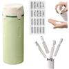 MODEO Distributore 4-in-1 con 4 flaconi di ricarica - green