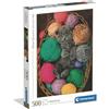 Clementoni - Puzzle 500 Pezzi per Adulti e Ragazzi, Illustrazione Fluffy Kitten, Idea Regalo, Made in Italy, 49x36 cm, 35612