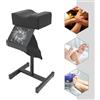 Owneed Sgabello per pedicure con aspirapolvere per unghie, ventilatore per la pulizia della polvere, regolabile in altezza, pedicure per la cura dei piedi e delle unghie