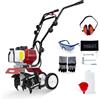 BU-KO 52CC Garden Petrol Tiller Motore 3HP 2 Tempi Prato Terreno Coltivatore Rotovator Motore Leggero Compatto Compatto Impugnatura sicura Impugnatura costruita per durare Affidabile e Resistente