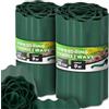 Instalguru Bordura Giardino 25 cm 18 m Profilo Prato Flessibile Separatore Aiuole Plastica Verde Resistente Intemperie Cordolo Orto Striscia Divisoria Muretto Stop