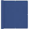 SYDE Tenda da balcone, 110 x 1000 cm, tessuto Oxford, blu | Poliestere resistente ai raggi UV, design a righe, uso esterno, giardino, terrazza, facile da pulire