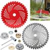 HUIKUANGEU Lame per Decespugliatore,2 Pezzi Dischi Decespugliatori 255/230 x 25,4mm | Lama Accessorio per Decespugliatore,Lama in 36T/80T,Disco per Decespugliatore,per Seghe Circolari