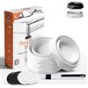 KALIGEN Trappola Cimici dei Letti [Kit di 4] Bianco - Interceptor Anti Cimici Professionale - Protezione Letto Ecologico Senza Pesticidi