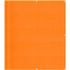 SYDE Tenda da balcone arancione, 120 x 1000 cm, poliestere Oxford | Resistente all'acqua, occhielli in alluminio, per terrazza, giardino, piscina