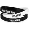 JUVENTUS | Bracciale Adulto, Tris Di Braccialetti In Silicone, Idea Regalo