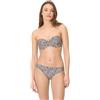 YSABEL MORA. Slip Bikini Stampato Brillante. Slip Mini Bikini Finitura Lucida da Abbinare A Top Collezione Coast.