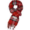 Glory Max Glory Max Tartan Scarf Sciarpa per il freddo Donna