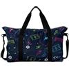 Morbuy Borsa Palestra Uomo Donna, 3D Calcio (Calcio 04,1 pezzo) | Borsone da Viaggio, Travel Weekender Gym Bag, per Campeggio ed Escursionismo