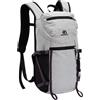 NAQAOI Zaino leggero da escursionismo, impermeabile, da viaggio, campeggio, per uomo e donna, Grigio, 47x27x13cm, Casual