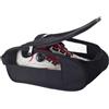 ARMYJY Borsa portatile per scarpe da calcio, per scarpe da golf, rugby, cricket, custodia in rete traspirante con manico, 23 x 32,5 cm (nera)