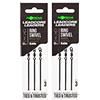 Korda Tackle Kable Leadcore - Anello girevole da 50 cm, confezione da 3