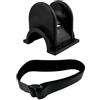 JUCHRZEY Supporto per canna da pesca portatile Supporto per pod per alimentatore da pesca in TPE Supporto per canna da pesca a forma di U per barche da pesca in kayak (nero)