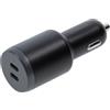 OtterBox Caricatore auto Doppia porta USB-C 100W, Nero | Caricatore auto 2 porte USB-C Fast Charge per Smartphone e Tablet, robusto, ultra durevole