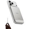 Belkin UltraCharge Pro Power bank da 5000mAh con ricarica Qi2 da 15 W | Power bank magnetico stato semisolido con cella BoostSolid, Compatibilità MagSafe, Portatile, Chassis in Metallo, USB-C 20 W