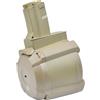 AeK Caricatore Drum elettrico 1200 BB's per fucile serie MP5 DARK EARTH A&K