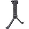 BATTLE AXE Impugnatura con Bipiede estendibile Nero - BATTLEAXE