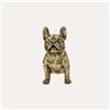 KeyHome Store Scultura Cane Batdog in Resina Oro H. 32×30×18cm