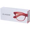 Occhiali da Lettura Glassio Fremont Colore Rosso Gradazione +2,5 1 pz